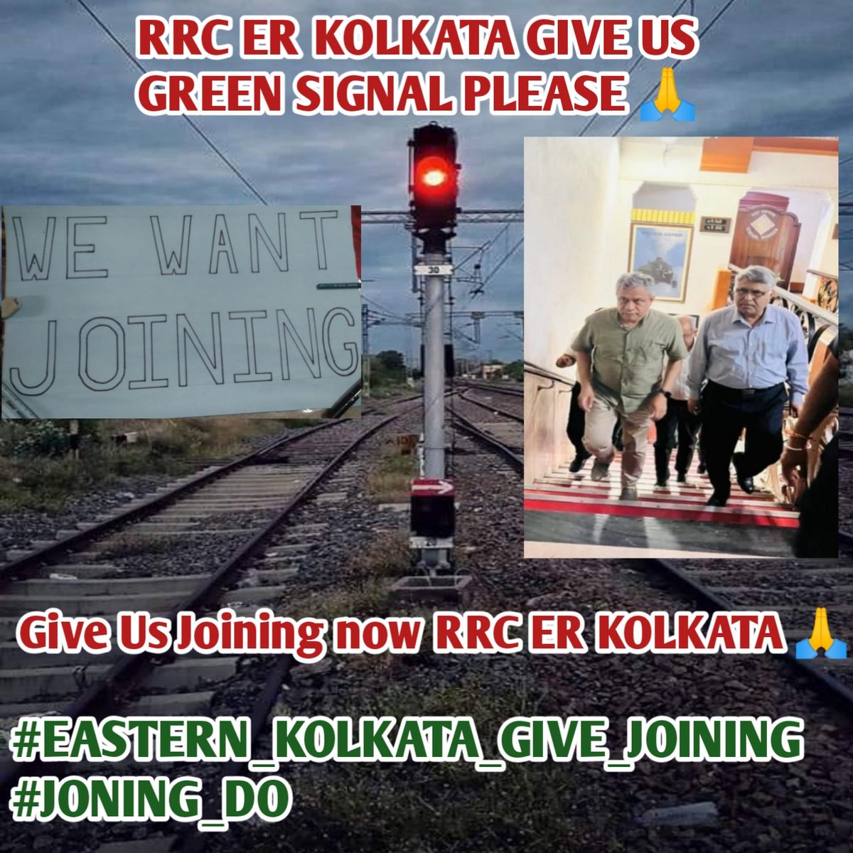 Rahuldutta179's tweet photo. Every Eastern Railway deserving candidates are waiting for joining from last 5 years, This is Digital India? This is mission mode? In last Rozgar mela they sent message that we can get appointment letter on 13/06/2023.
#EASTERN_KOLKATA_GIVE_JOING
@narendramodi 
@RailMinIndia https://t.co/mr58fgOv6z