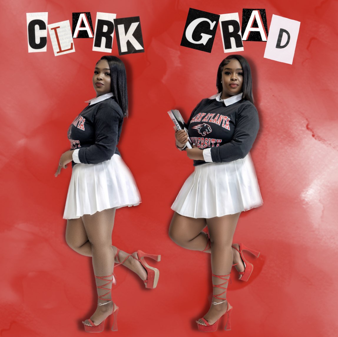 Clark Atlanta Alumna❤️🙌🏾
BA in Fashion Design/Merchandising 🧵🪡
BIG Summa Cum Laude
3.85 GPA📚

- To my beloved CAU, Thank You for creating so many paths, opportunities, lessons, & friendships. It was all WORTH it❤️👩🏾‍🎓
#CAU22 #CAU23