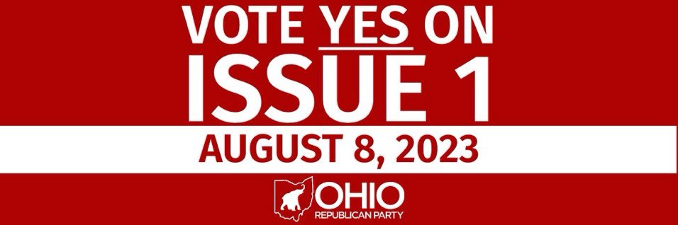 I’m voting yes because #issue1 affects EVERY political topic in the state #ohiofirst