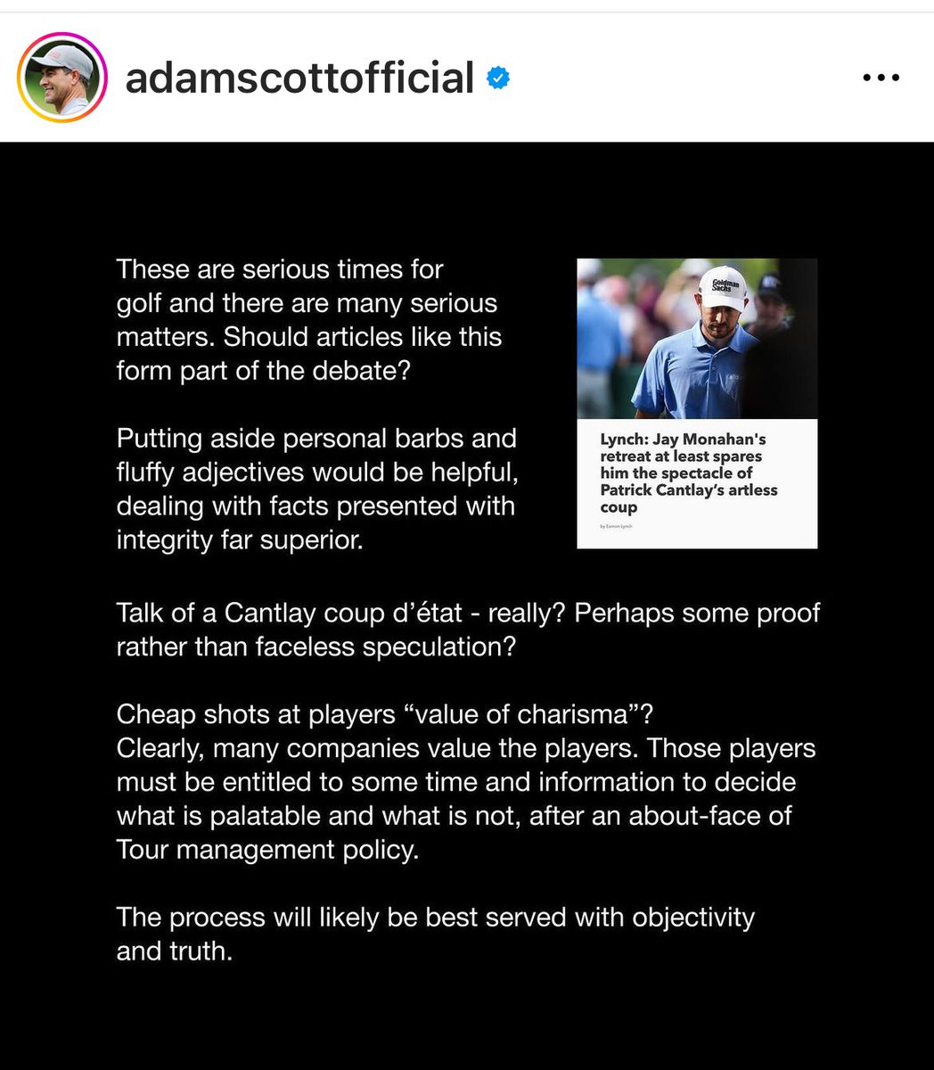 Adam Scott puts Eamon Leach back in his box ⚰️ 

Important & intelligent conversation rather than divisive nonsense is what’s required at this time.