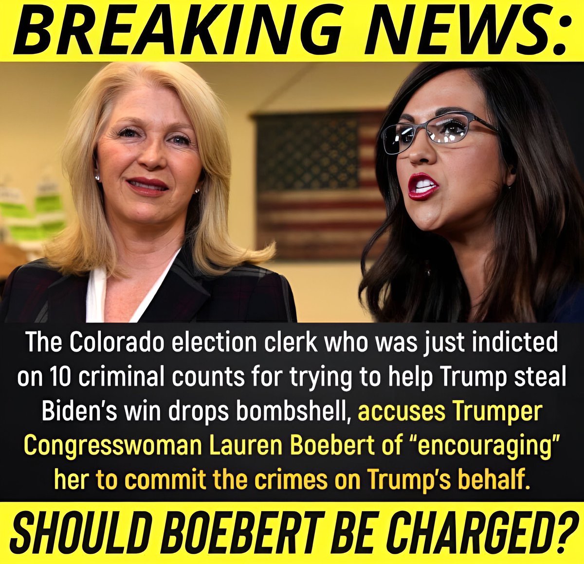 ZemanLynnZ's tweet photo. @laurenboebert #TraitorBoebert @GOP #GOPBetrayedAmerica https://t.co/9sONwBL5Jd