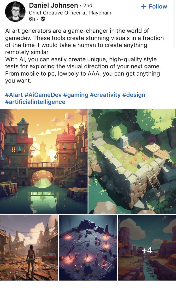JonLamArt's tweet photo. People of LinkedIn and tech in general. If you brag about Ai assets know that everyone now understands that you give zero shits about people and your team, let alone ethics and the mounting lawsuits. https://t.co/Wb1k8wopZ7