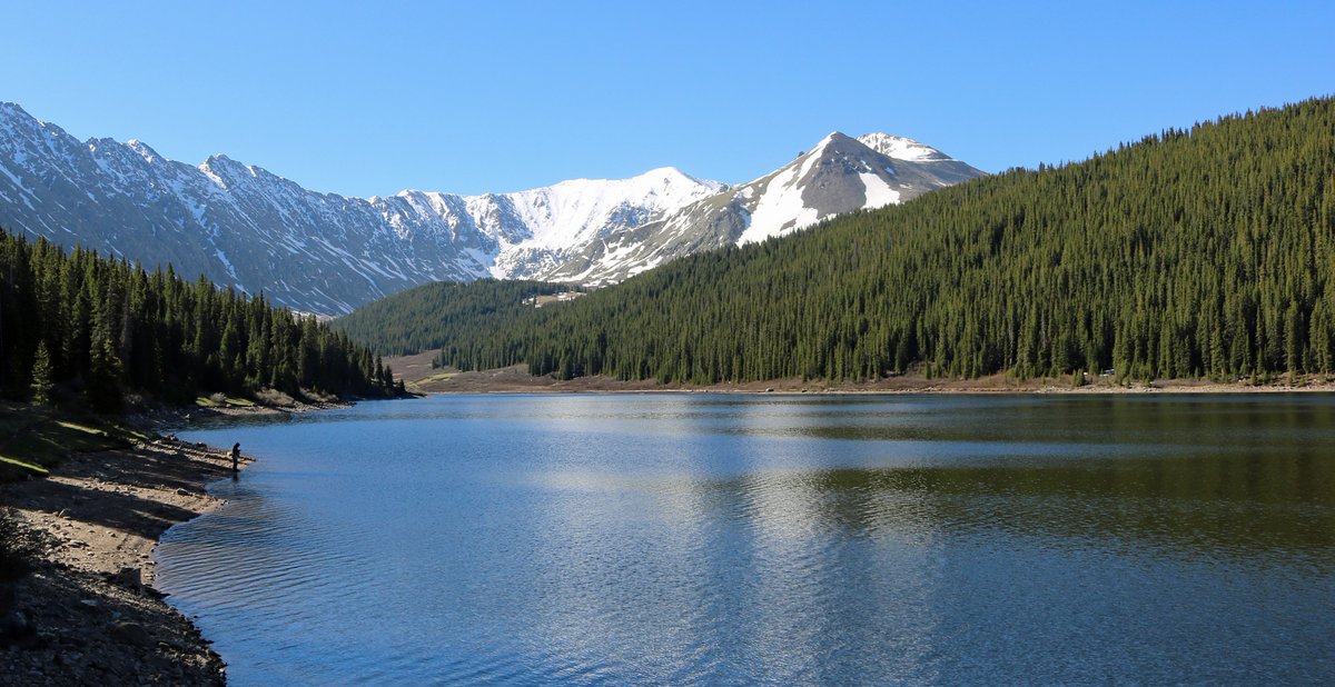 Clinton Gulch Dam Reservoir in Summit County, Colorado. #Colorado