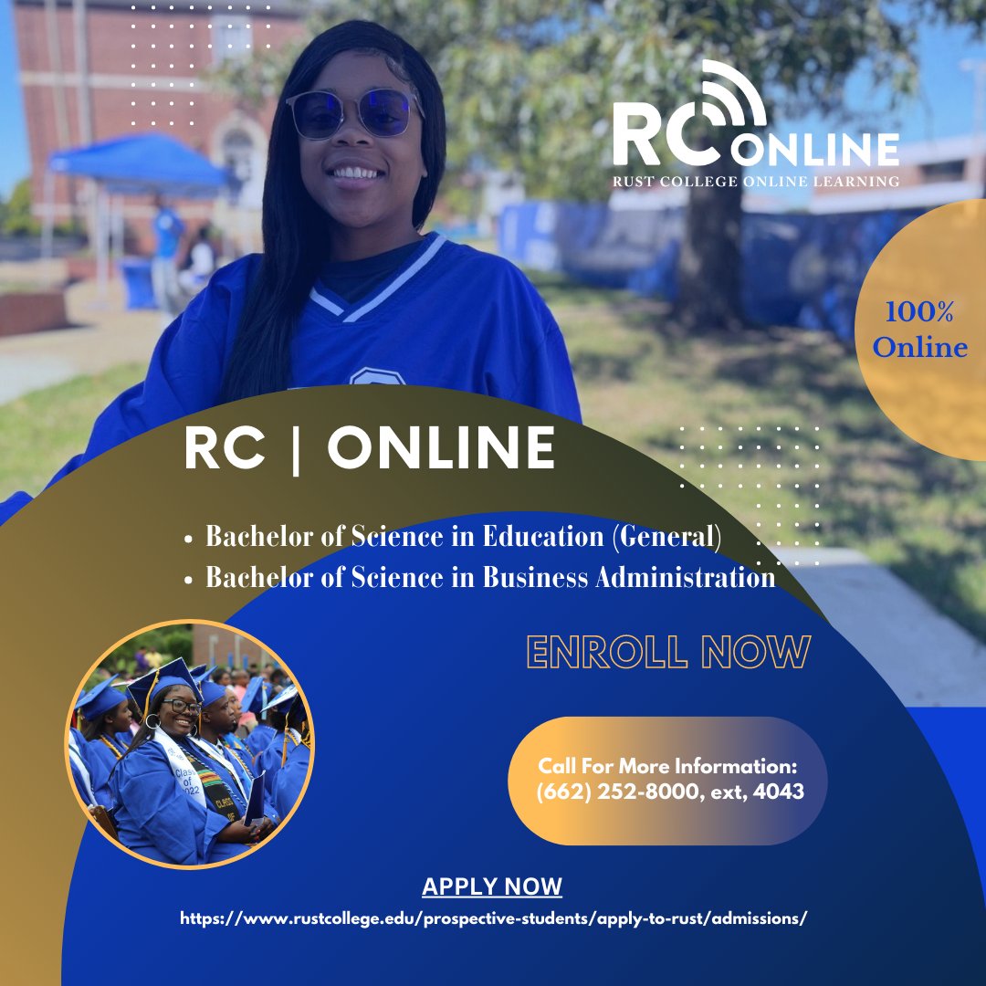It's not too late to finish what you started!
Rust College has launched a new 100% online learning program that can help you reach your educational goals from anywhere in the world. 
CLICK HERE TO APPLY: rustcollege.edu/pro.../apply-t…
#RustCollege #OnlineLearning #PawsUp