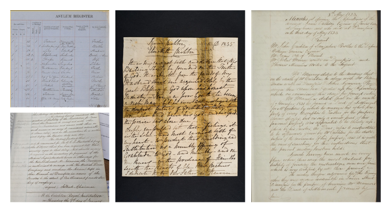 Crichton_Royal's tweet photo. The Crichton Archives, owned by the NHS and cared for by @DumGalLibraries, tells so many stories. These images are some of the earliest in the collection, shedding light on the foundation of the Asylum, its patients, and their lives @NHSHistory_ https://t.co/GVLSRu2H70