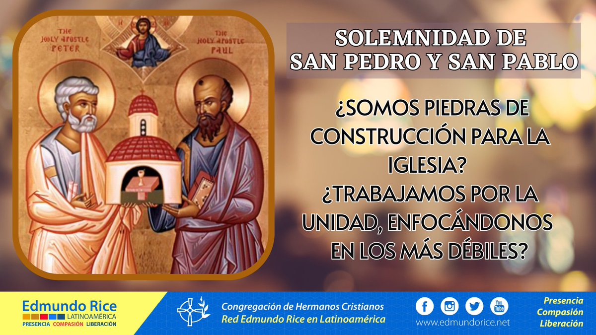 "En el centro de su historia no están sus capacidades, sino que en el centro está el encuentro con Cristo que cambió sus vidas. Experimentaron un amor que los sanó y los liberó y, por ello, se convirtieron en apóstoles y ministros de liberación para los demás". 
Papa Francisco.