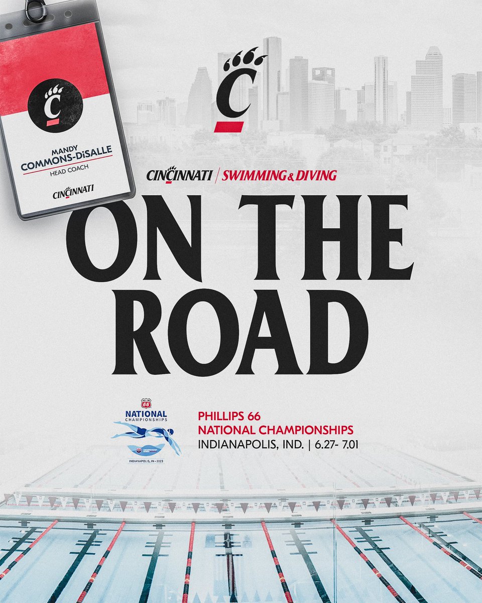 Looking for future Bearcats 👀 

This weekend we are in Indianapolis at the Phillips 66 National Championships! 

<a href="/MandyUCSwim/">Mandy Commons DiSalle</a> | #Bearcats