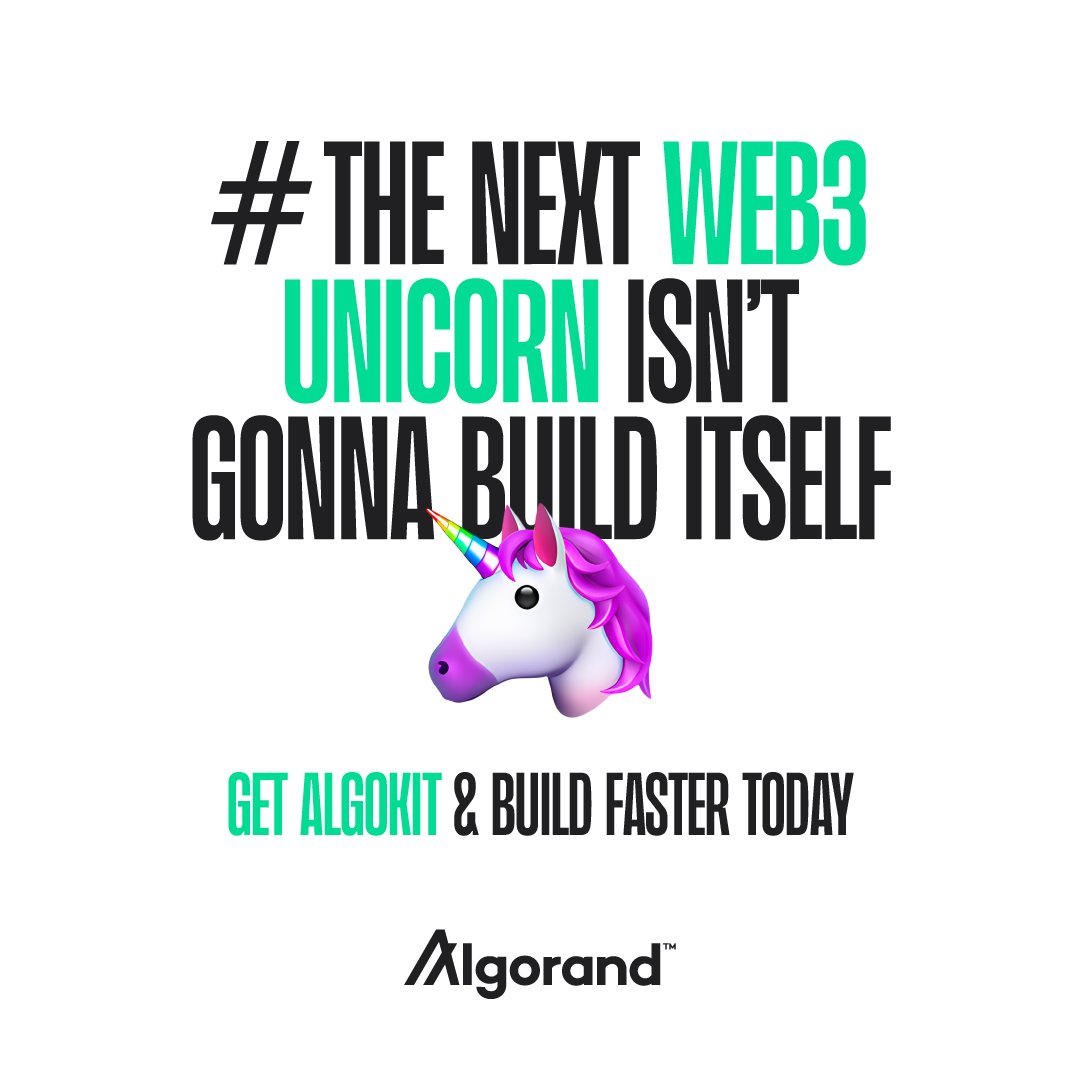 Assim, vai ser easy! ✅💁‍♀️ 

Graças ao #AlgoKit, construir em #blockchain não é mais um desafio... mesmo para iniciantes! 

És programador ou gostavas de aprender a programar em Blockchain? Entra em contacto connosco! 😎📩 Se conheceres alguém, reencaminha!

#Algorand
