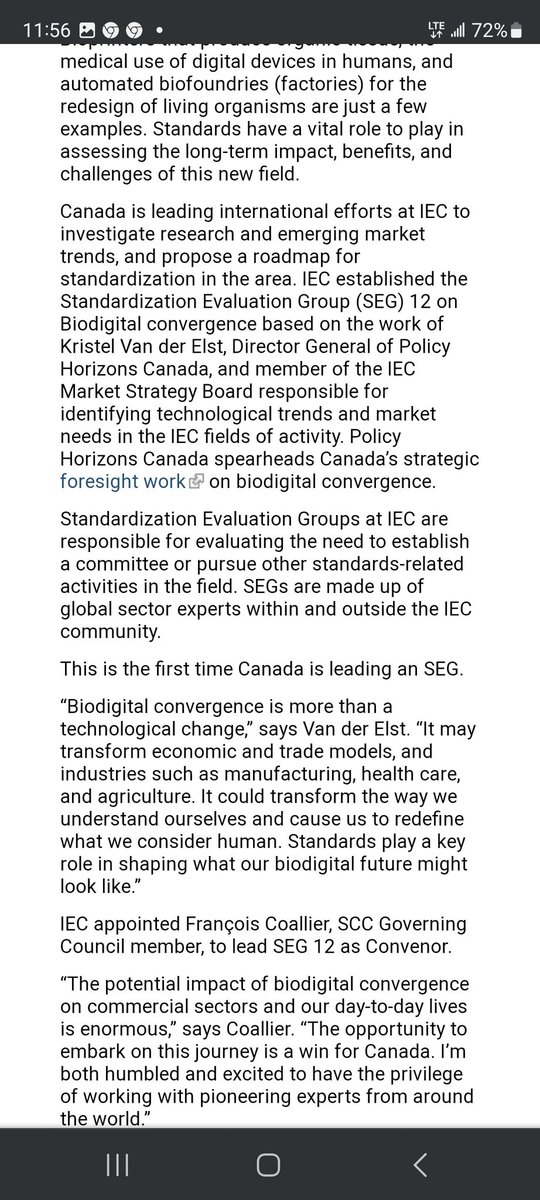 BarelyBook's tweet image. Kristel Van der Elst is by far the worst person in 🇨🇦.  This modern day Hitler is committing #CrimesAgainstHumanity from an office at 360 Albert St, Ottawa,Ont. 
The Standards Council of 🇨🇦  claims she&apos;s at the forefront of the #BiodigitalConvergence scc.ca/en/news-events…