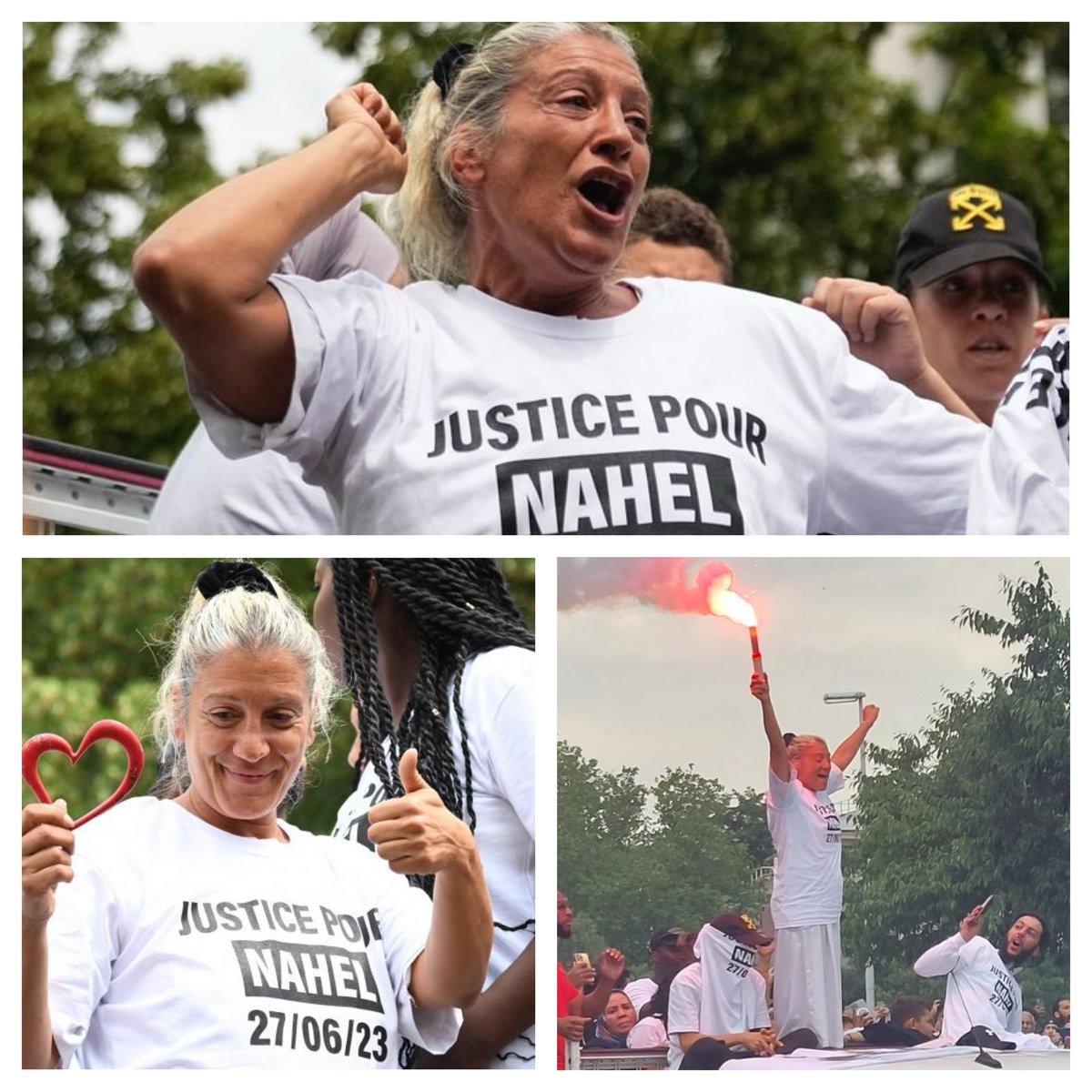 Je suis tellement mal à l’aise avec cette façon de faire le deuil de son fils… Vidéo insta dans l’heure, chaine tv le soir, et fumigène à la main 48 heures après… Il y a quelque chose d’extrêmement malaisant.