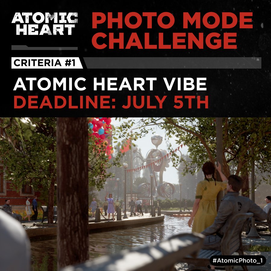 Mundfish #AtomicHeart on X: Atomic Heart Photo Mode Challenge starts now  📸 Round #1 1. RT this post with #AtomicPhoto_1 tag 2. Attach a photo,  taken in Photo Mode, that reflects the