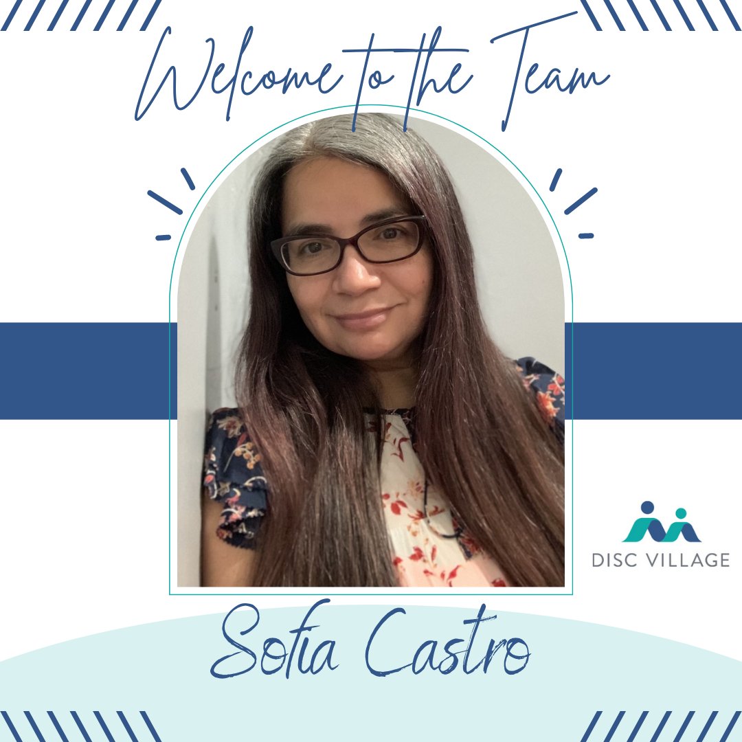 We are very pleased to announce that Sofia Castro recently joined the DISC Village team as our Data Analyst. Please join us in welcoming Sofia! #welcometotheteam #welcome #team