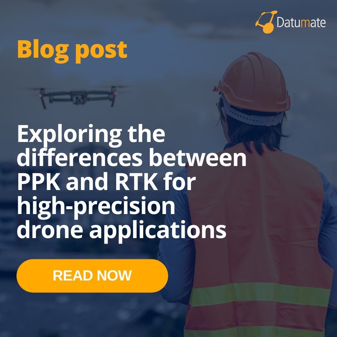 datumate's tweet image. Are you maximizing the accuracy of your drone projects? Learn about the advantages and disadvantages of PPK and RTK GPS correction technologies in our informative blog post. Check it out now! eu1.hubs.ly/H03_qSJ0
#droneprojects #PPK #RTK