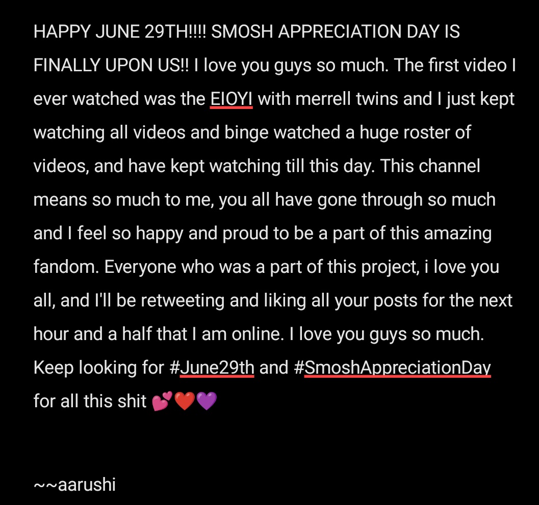 we're gonna be posting and liking stuff all day!! @earlysssunsets #Smosh #June29th #SmoshAppreciationDay