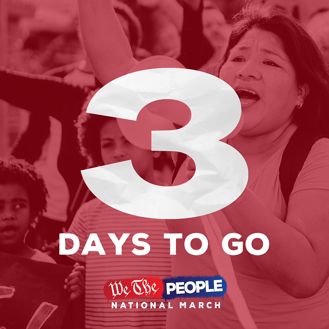 We are 3 days out from the We The People National March at Esplanade Park in Ft. Lauderdale on July 2, 2023. Continue to use your platform to support our cause. #humanrights #freedom #civilrights #equality