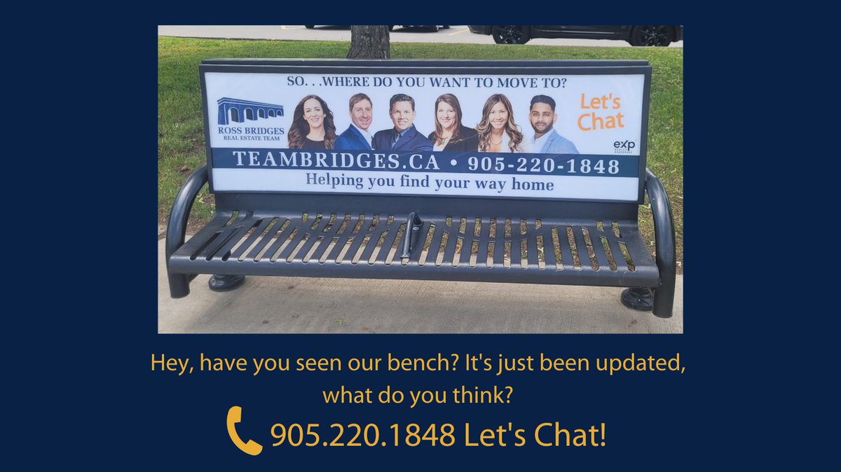 Looking to move? You need a REALTOR®.

CALL 905.220.1848 and Let's Chat!

Our website: teambridges.ca.

#HelpingYouFindYourWayHome #RossBridges⁠ #RossBridgesRealEstateTeam #EastToWest⁠ #BridgingTheGap⁠ #Oakville #Burlington #Milton #RealEstate⁠ #ExpRealty⁠