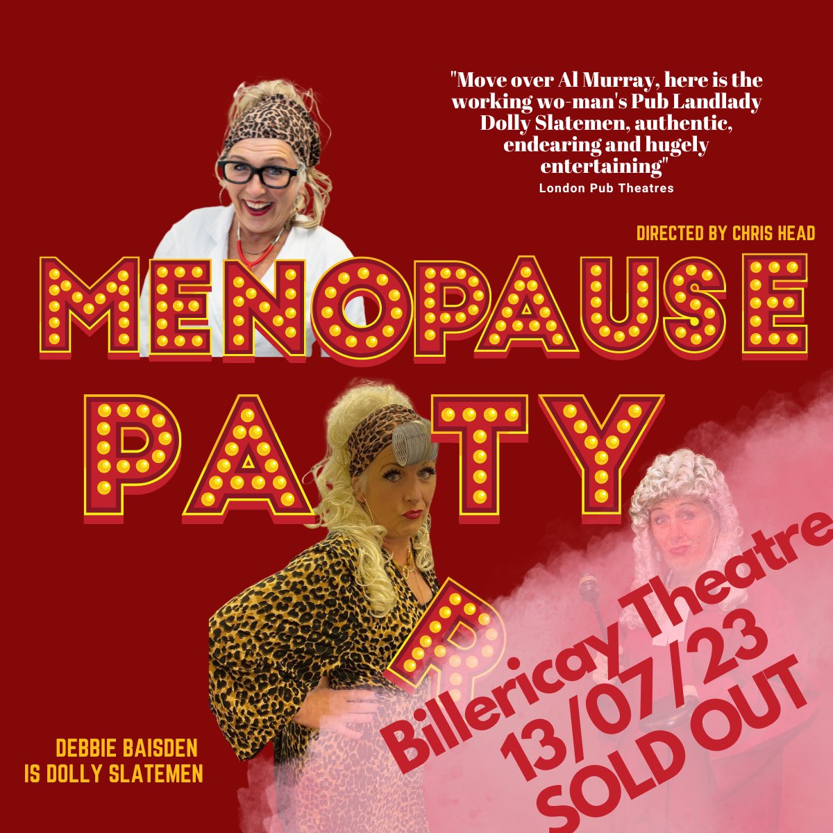 What do women want? It seems a comedy about the Menopause. So excited for this, second time it has sold out within a month <a href="/thebillericayth/">The Billericay Theatre</a> <a href="/dollyslatemen/">Dolly Slatemen</a> is currently organising a national tour of Essex with the public bar…