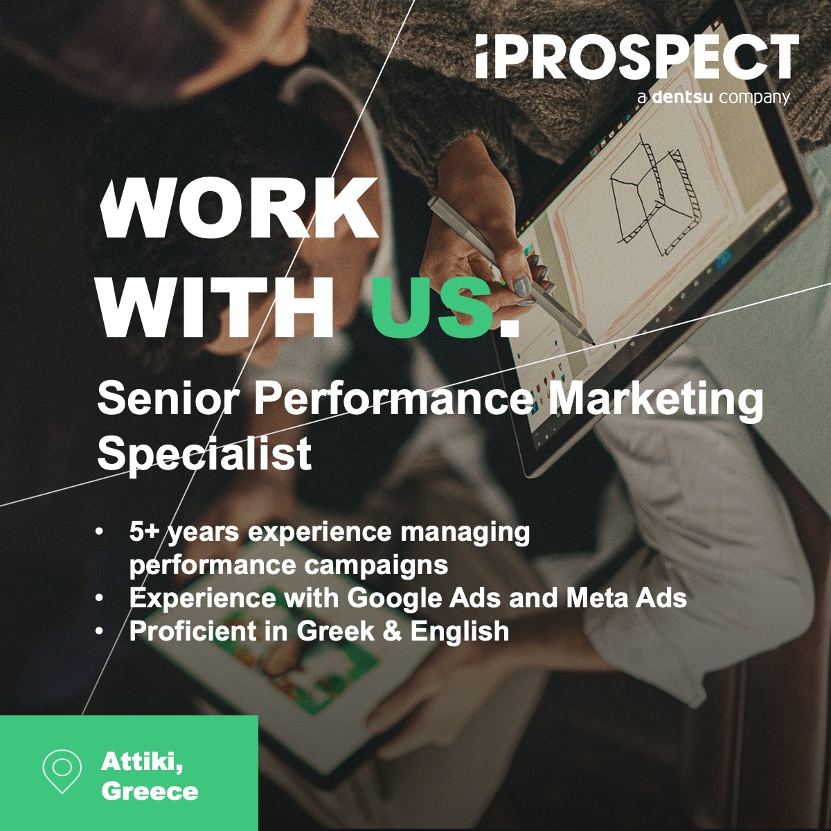 We're hiring! Are you looking for your next role as a Senior Performance Marketing Specialist in Attiki, Greece? This could be for you: ow.ly/YEff50ORLTK #werehiring #opentowork