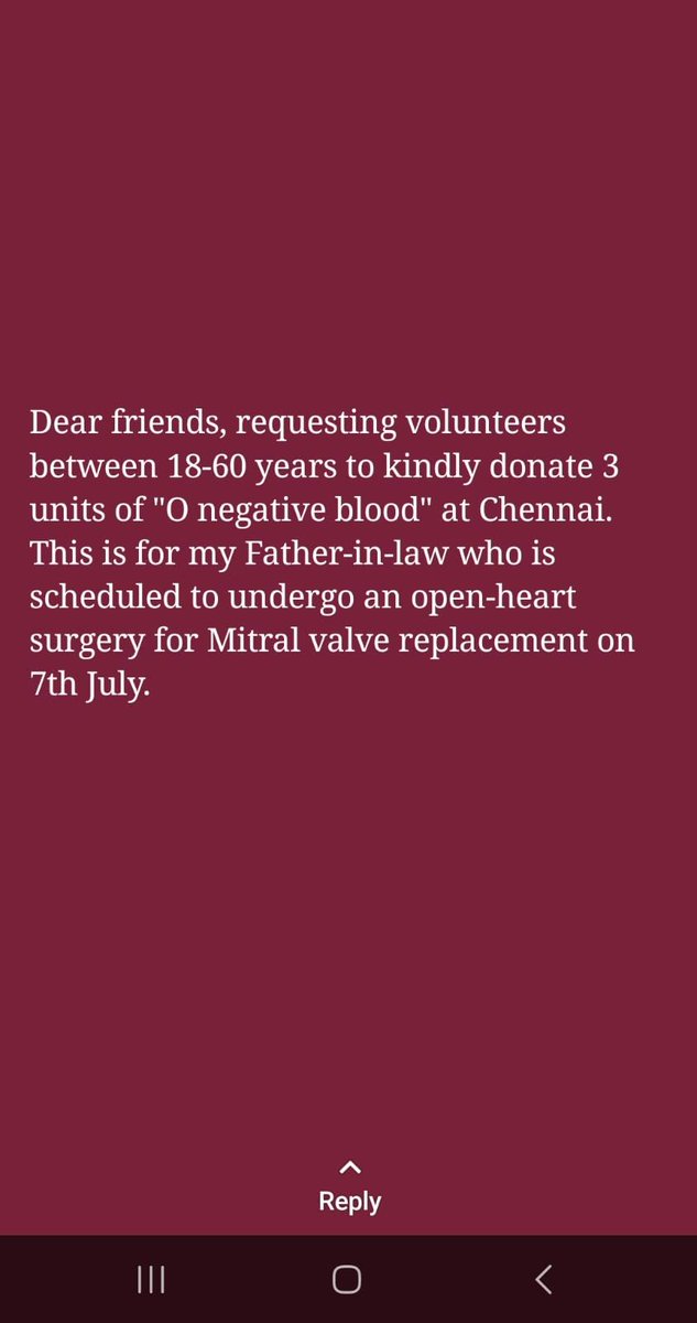 amystweeties's tweet photo. Pls let me know if there is anyone who is ready to donate O-ve blood. 

🙏 https://t.co/ceskNaLaea