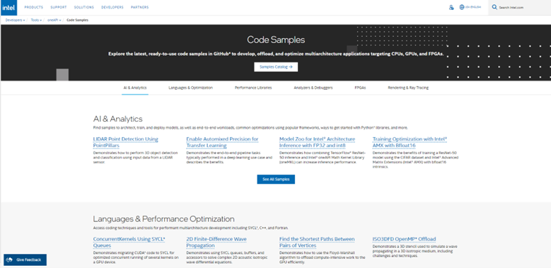 IntelDevTools's tweet image. Intel has deployed resources to create open source, ready-to-use code samples to develop, offload, and optimize multiarchitecture applications. Here, we show you three ways to get started: intel.ly/43StZ1L

#oneAPI #OpenSource #CodeSamples