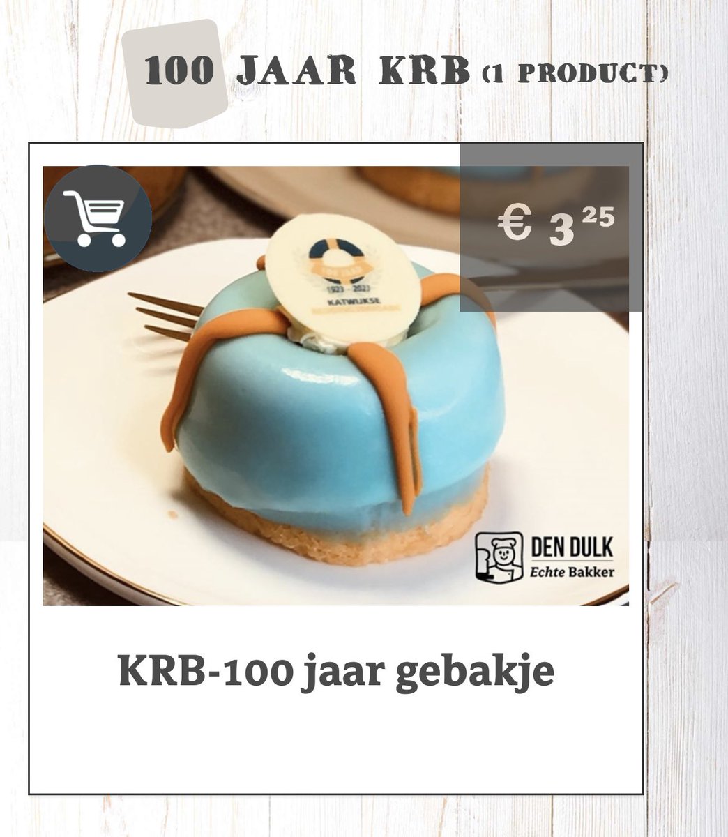 Geweldig initiatief van Bakkerij den Dulk <a href="/BakkerdenDulk/">Teun den Dulk</a> (deel van de opbrengst voor de <a href="/RBKatwijk/">Katwijkse Reddingsbrigade</a> <a href="/sarkatwijk/">SAR Katwijk</a> 
echtebakkerdendulk.nl/assortiment/10…