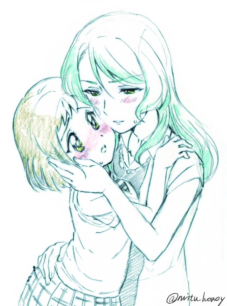 氷川紗夜 「さよつぐ…(昼間、仕事中にスキを見てラクガキしてた) 」|ヒカリ。♂のイラスト
