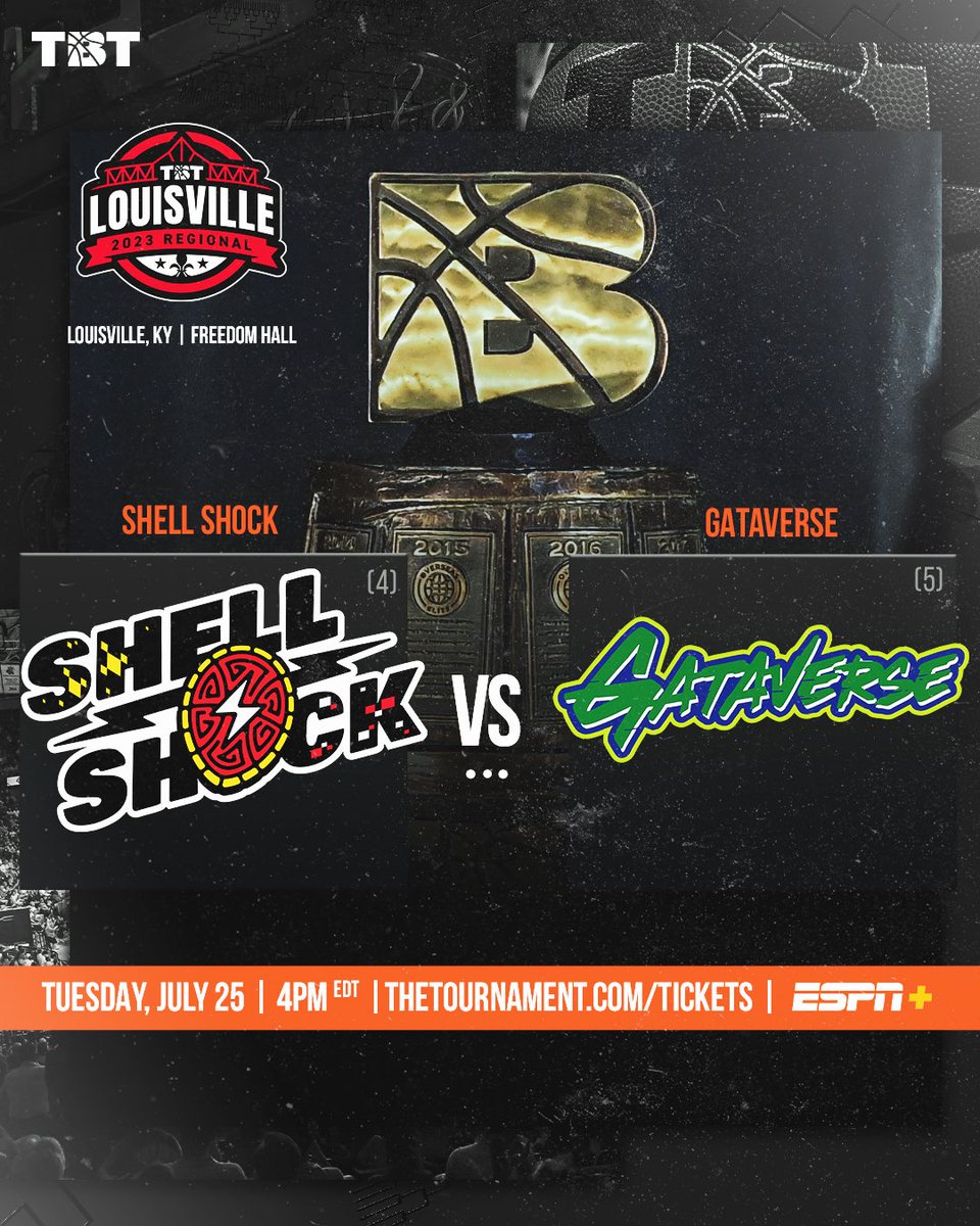 TBT (@thetournament) on Twitter photo Gataverse (<a href="/GatorsMBK/">Florida Gators Men’s Basketball</a> alumni) will play <a href="/TBTTerps/">Shell Shock TBT</a> (<a href="/TerrapinHoops/">Maryland Men’s Basketball</a> alumni) in round one of TBT!
Details⤵️🐊🐢 Gataverse (<a href="/GatorsMBK/">Florida Gators Men’s Basketball</a> alumni) will play <a href="/TBTTerps/">Shell Shock TBT</a> (<a href="/TerrapinHoops/">Maryland Men’s Basketball</a> alumni) in round one of TBT!
Details⤵️🐊🐢
