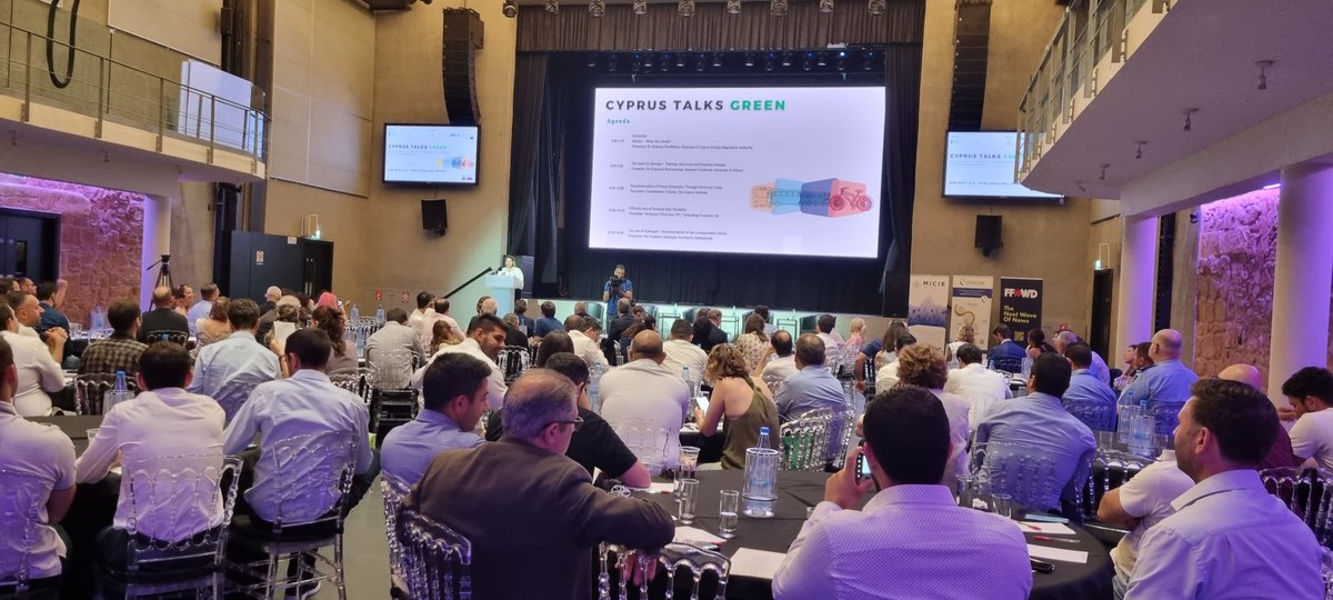 nanoscent's tweet photo. The #CyprusTalksGreen5 was a success with a lot of valuable information shared. Great to see the momentum &amp; passion when it comes to making renewable energy &amp; #hydrogen a reality, as well placing the importance of cooperation within the #EMME region for energy success. https://t.co/0O5EhdRq06
