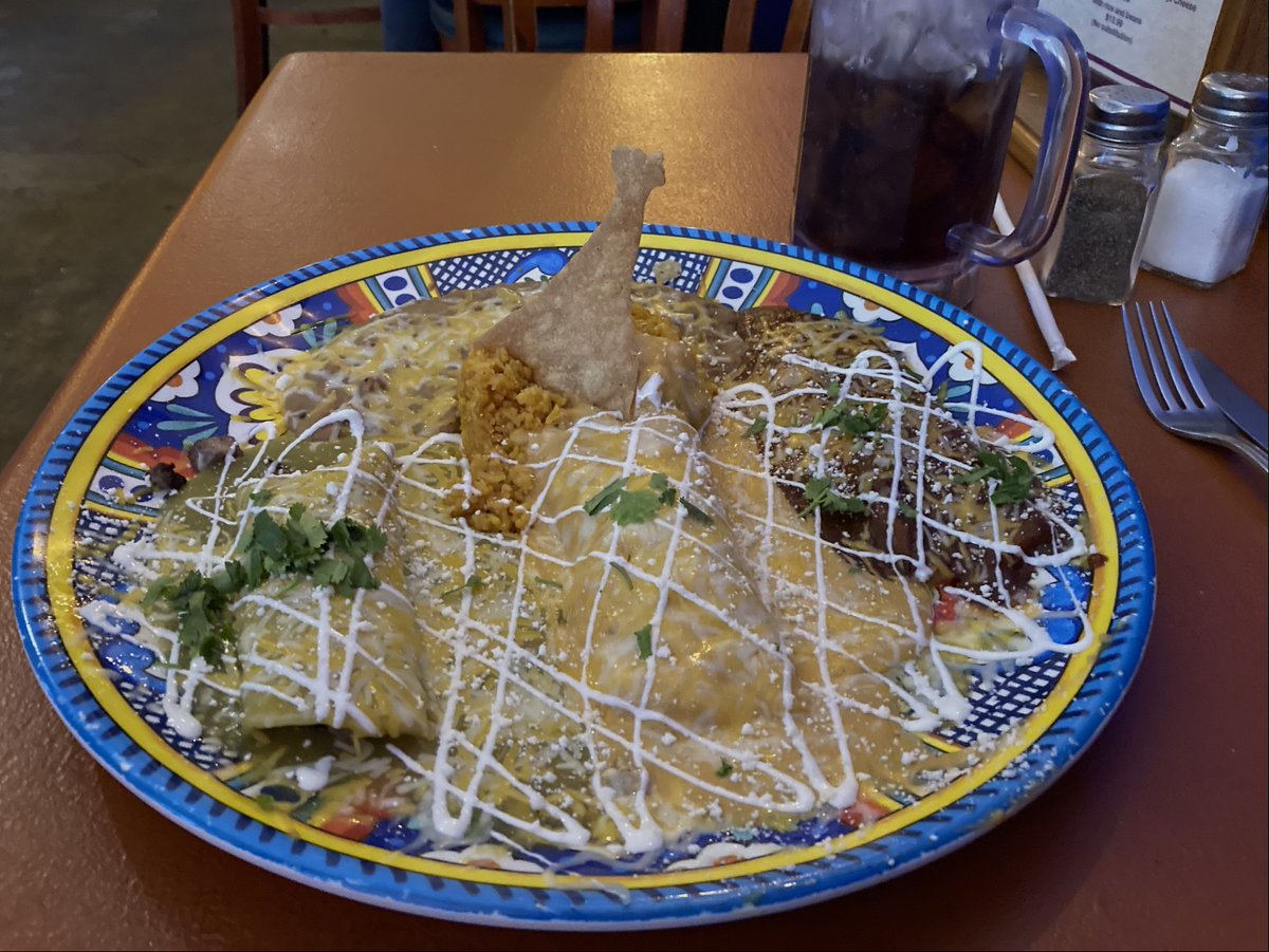 Peter Corbett on Twitter "I had a delicious meal of Enchiladas