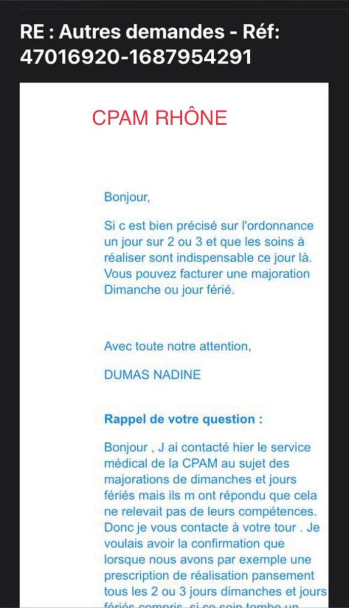 VermoereLauria1's tweet photo. On fait quoi avec ça @ThomasFatome comment avoir des indus selon l’interprétation aléatoire des caisses. Merci d’uniformiser les pratiques ! 
#infirmiersliberauxencolere @Idelencolere https://t.co/k9Mr8rGIhh