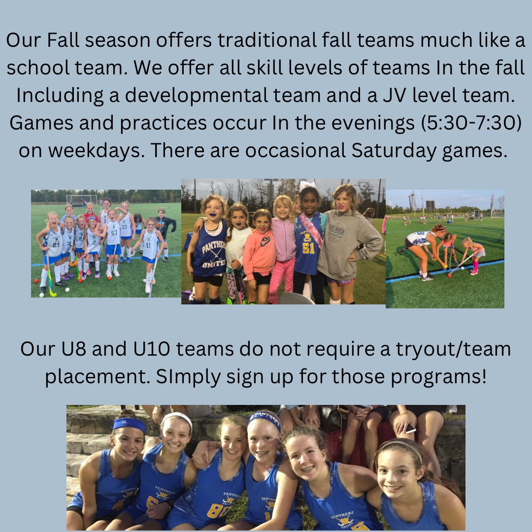 Fall field hockey just around the corner! Middle School and younger! <a href="/cfieldsports/">chesterfieldsports (from RVA Sports Network)</a> <a href="/ChesterfieldPR/">ChesterfieldParksRec</a>