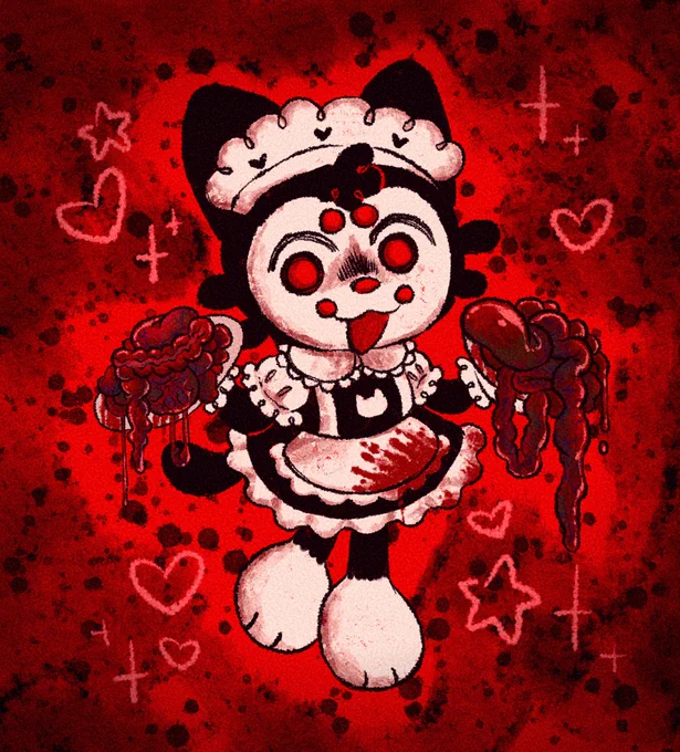 would y'all be interested in stickers/other merch of this ALT? he a stinky kitty 