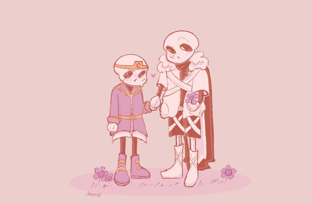 #cross #nightmare #crossmare #undertaleAU 

The prince of negativity and his guardian.
(1/? chibi skeletons... I'm too lazy to do something normal sorry)