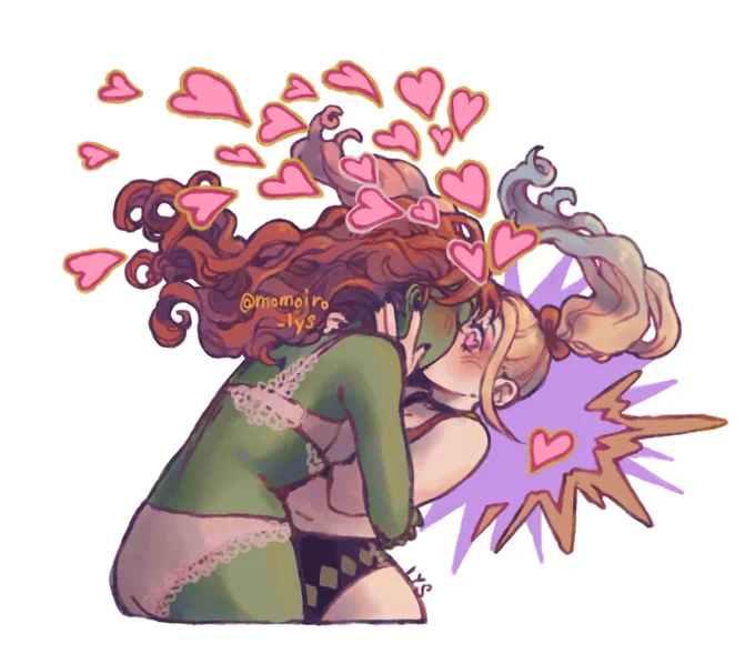 Had to make harlivy kiss before pride month ends 