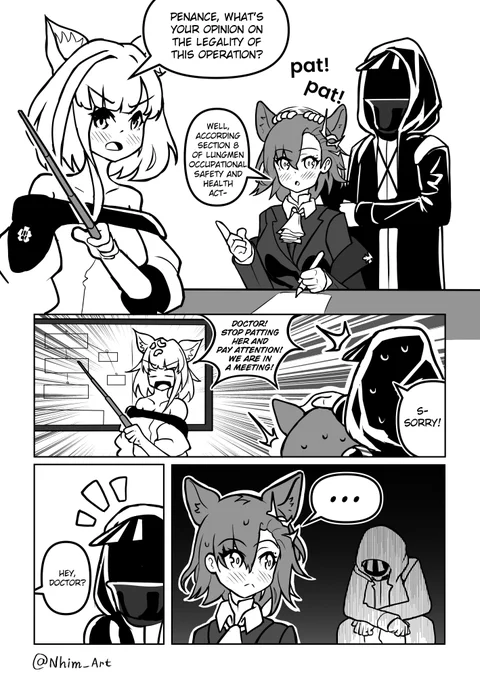 Penance in a meeting.

#Arknights #アークナイツ📷 #明日方舟 