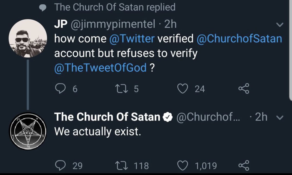 Satan tweet media