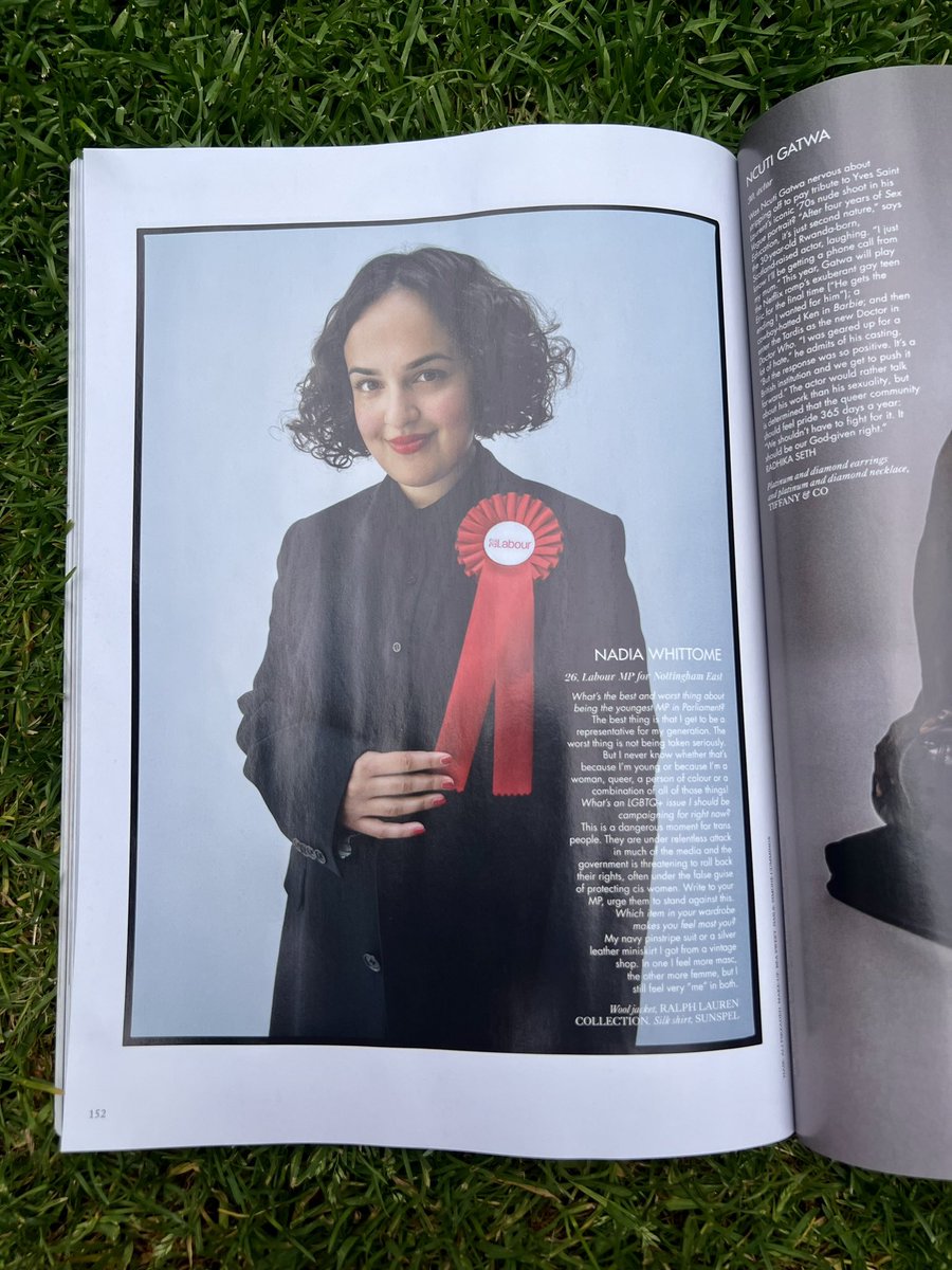 I will never get over being shot for @BritishVogue’s Pride Month issue by the legendary Tim Walker!

I’m proud to be an openly queer, young Asian woman in Parliament, and I’m proud to represent our city and our movement in all our diversity.