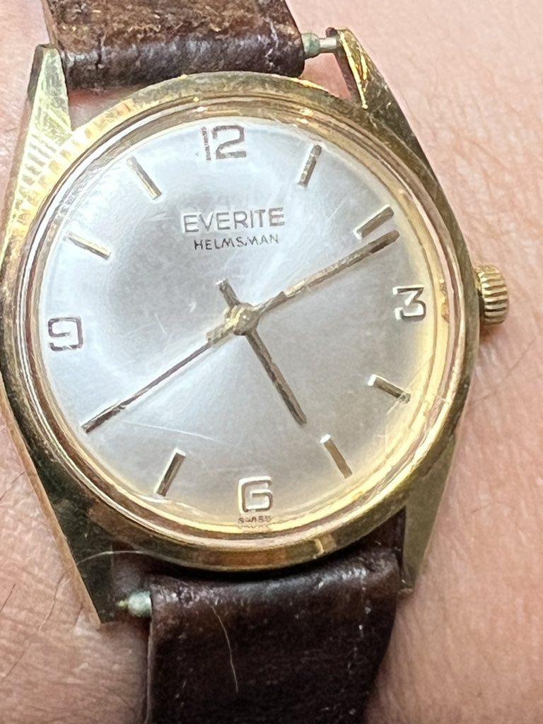 Followbackfool's tweet image. #Vintage Working #Everite #Helmsman Watch Gold Filled Mechanical Manual #Wristwatch ebay.co.uk/itm/1451629279… #eBay via @eBay_UK