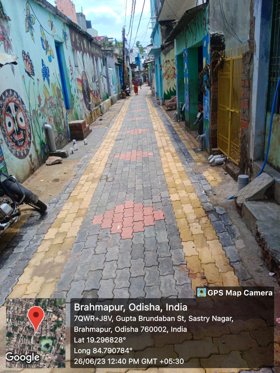BERHAMPUR MUNICIPAL CORPORATION On Twitter Paver Road Work Completed berhampur-municipal-corporation-on-twitter-paver-road-work-completed
