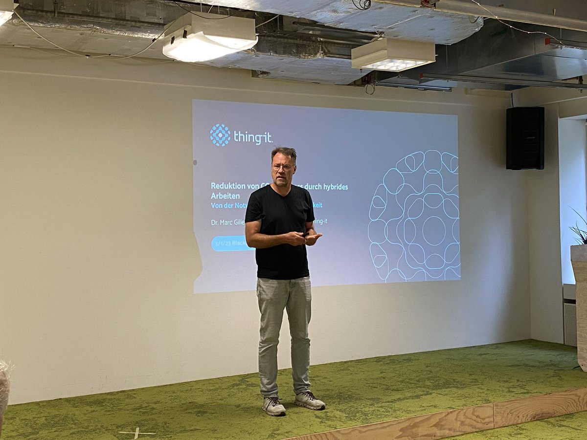 .<a href="/marcgille/">Marc Gille</a> stellt heute bei der <a href="/realproptechcon/">REAL PropTech</a> die Frage: was hat sich bei hybridem Arbeiten alles verändert und was heißt das für Gebäude?
Der Vortrag beim Summer Special im @TechQuartier gibt antworten oder auch auf thing-it.com
#hybridwork