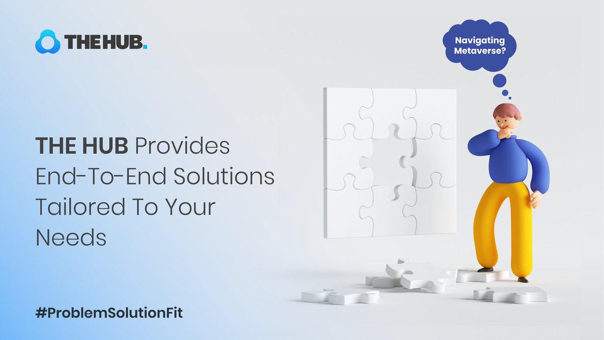 1/3 Navigating the #Metaverse can be daunting for businesses, much like the early days of the internet. THE HUB addresses the complexity problem by providing end-to-end #solutions tailored to your needs.

💼 thehubdao.xyz