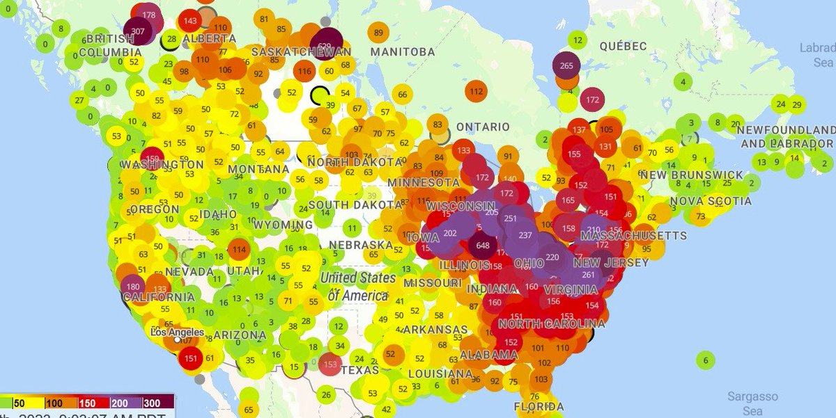 jimmybelltree's tweet photo. Canada  is on fire, and big oil is the arsonist. "Now that climate impacts have  hit the economic capital of western power, will it spur governments in  the global north to get serious? The barrier is vested fossil fuel interests putting their profit above our safety." Smoke Map: https://t.co/bMmJJOoG3I