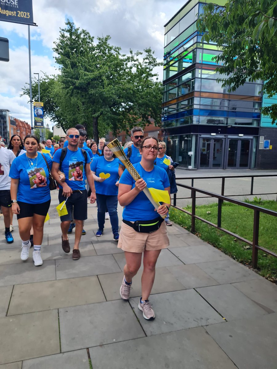 Stephanie Fisher (@steph_fish) on Twitter photo What an emotional afternoon carrying the <a href="/BatonOfHopeUK/">Baton of Hope UK</a> as we headed towards the <a href="/OfficialUoM/">The University of Manchester</a> main Campus walking with current colleagues & friends, meeting new people & speaking about those we have lost to suicide. #hope #SuicideAwareness #SuicidePrevention What an emotional afternoon carrying the <a href="/BatonOfHopeUK/">Baton of Hope UK</a> as we headed towards the <a href="/OfficialUoM/">The University of Manchester</a> main Campus walking with current colleagues & friends, meeting new people & speaking about those we have lost to suicide. #hope #SuicideAwareness #SuicidePrevention