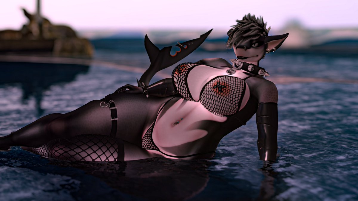 DeviousSkull's tweet photo. Stella at the beach 🦈🏝
(Pic taken by @KiraUnuki) https://t.co/kw9np6bT2Q