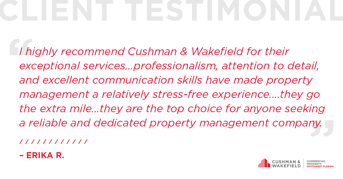 Cushman & Wakefield | Commercial Property SWFL tweet media