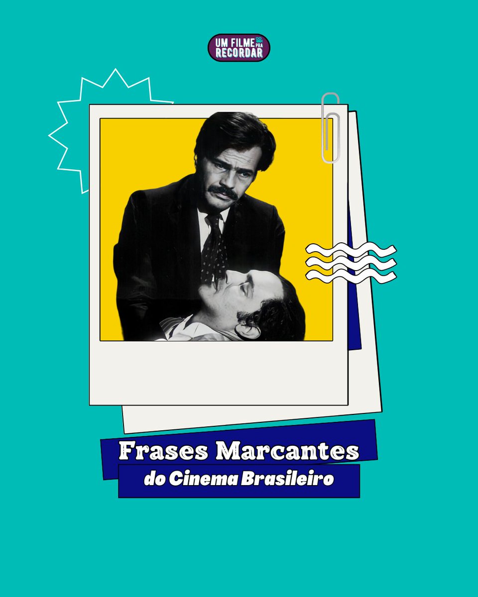 🎬 8 Frases marcantes do cinema brasileiro 

E fechar o mês dos 125 anos do Cinema Brasileiro, mais um post para celebrar o melhor da nossa cultura.

Espero que gostem. 😘
___
#UmFilmePraRecordar