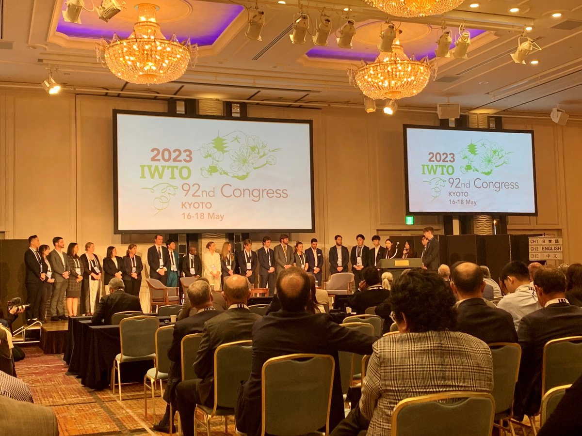 LATU_uy's tweet photo. El #LATU estuvo presente en el 92º Congreso Anual de la #IWTO en Kioto, Japón. Después de dos años, 250 líderes de la #Industria de la #Lana se reunieron para discutir el futuro del sector. ¡Gran oportunidad para intercambiar y promover la innovación!👇 https://t.co/lCTX7FFcNu https://t.co/9I9bl5L4iP