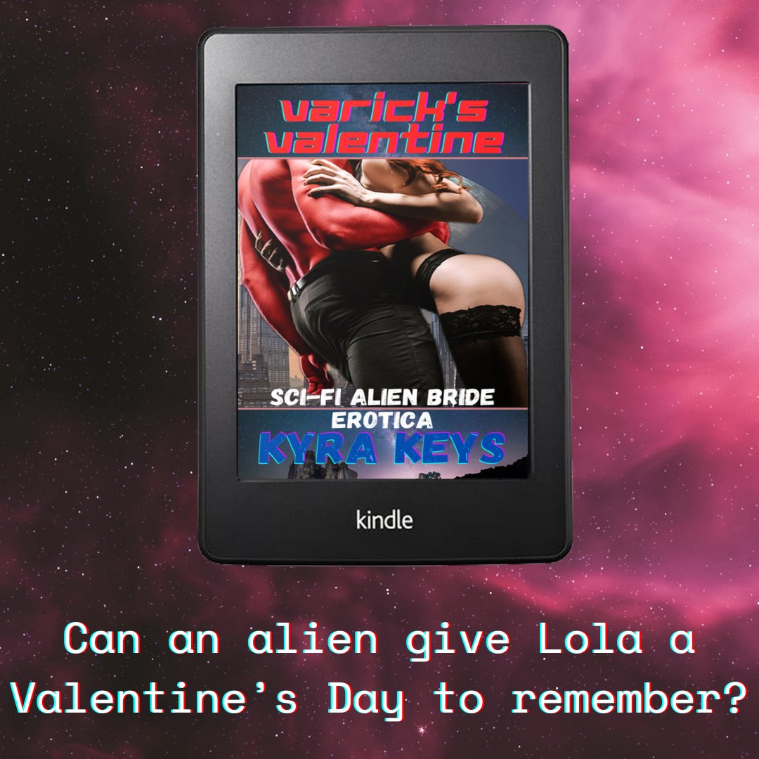 Varick's Valentine (Otan Brides) by @KyraKeys! geni.us/varickval

Can an alien give Lola a Valentine’s Day to remember?

#OtanBrides #hotandspicy #scifierotica #aliens