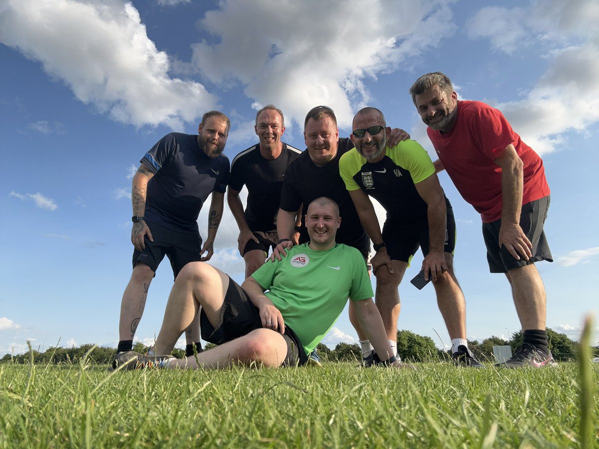 Referee pre-season fitness training every Monday and Thursday evening It's referee-focused, but open to anyone who wants to improve their fitness before the season gets underway. All very informal and mixed ability - 100% designed for you to go at your own pace. WELL DONE ALL!