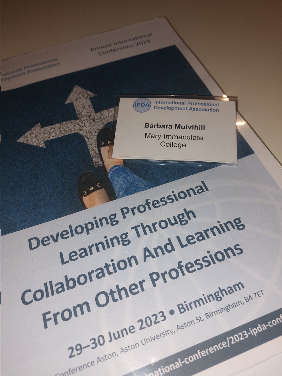 Barbara Mulvihill (@barbaramulv) on Twitter photo Delighted to have been afforded the opportunity to present at the <a href="/ipda_prof_learn/">IPDA International</a> conference in Birmingham today. Lots of food for thought as a I progress with the PhD. Well done to all involved! Delighted to have been afforded the opportunity to present at the <a href="/ipda_prof_learn/">IPDA International</a> conference in Birmingham today. Lots of food for thought as a I progress with the PhD. Well done to all involved!